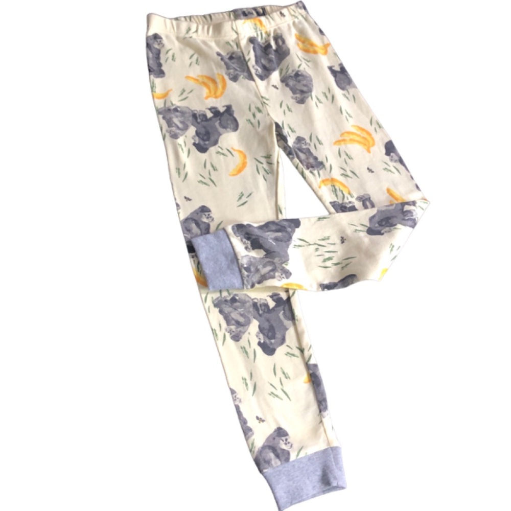Burt's Bees Kids Organic Cotton Animal Print Pajama Bottoms Size 5T